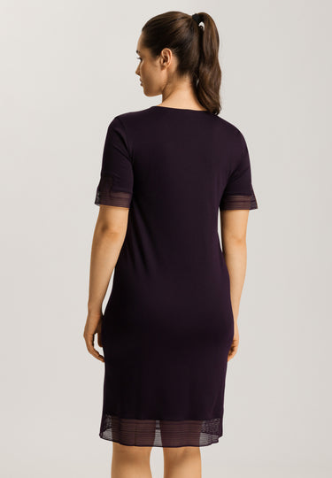 74877 Sophie Short Sleeve Nightgown 100cm - 1478 Dark Acai